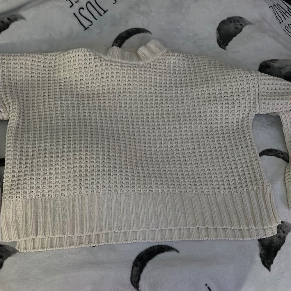 Altar'd State Cream Cowl Neck Sweater